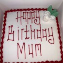 Country Kitchen Mum birthday cake